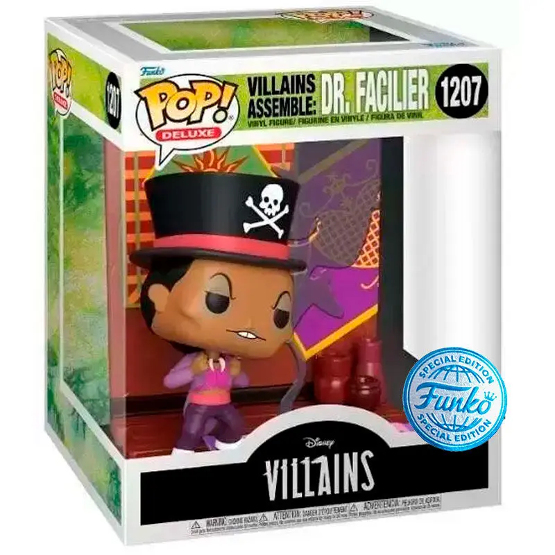 The Princess and the Frog POP! Deluxe Vinyl Figura Dr. Facilier(Assemble) 9 cm fotografija proizvoda