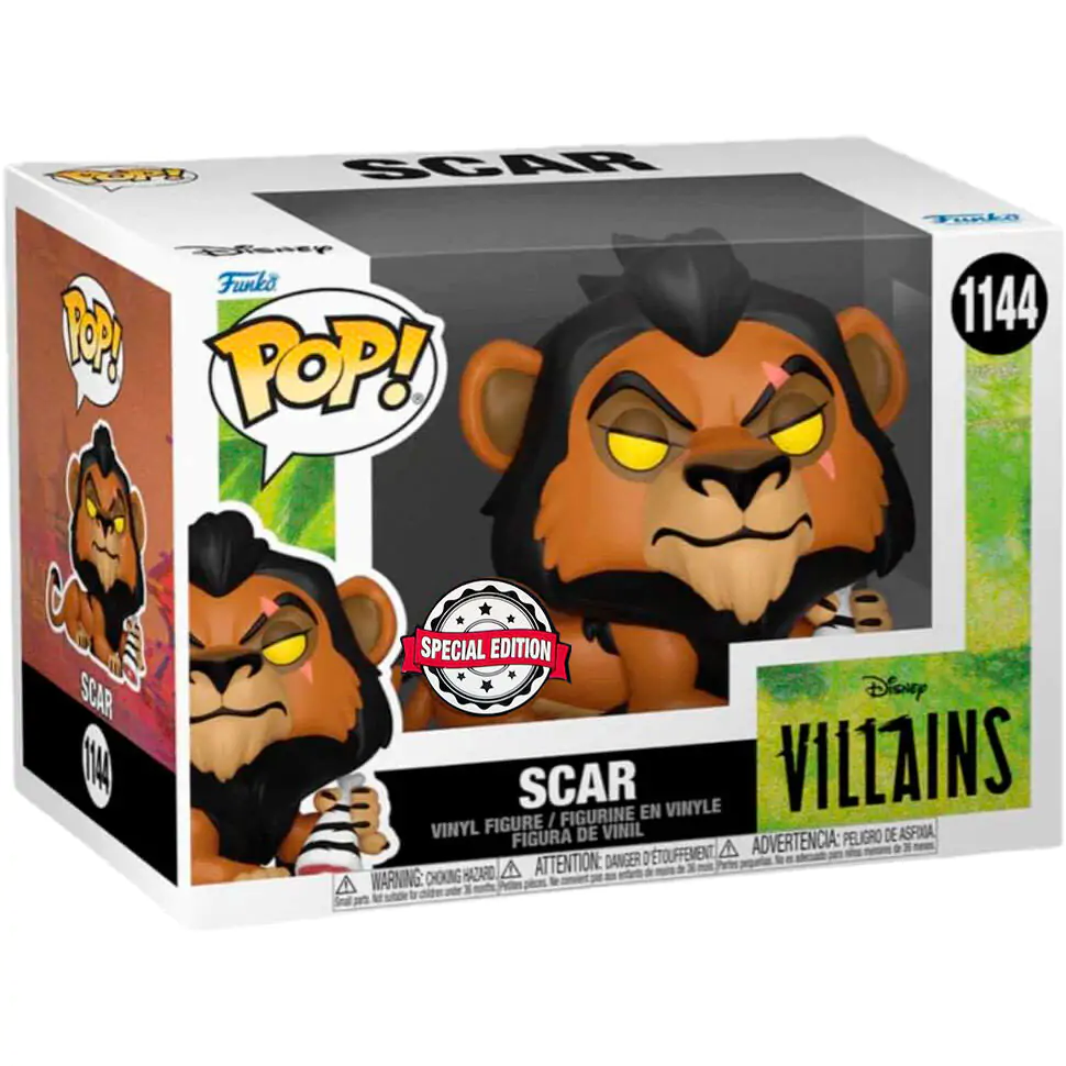 Funko POP figura Disney Villains The Lion King Scar Exclusive fotografija proizvoda