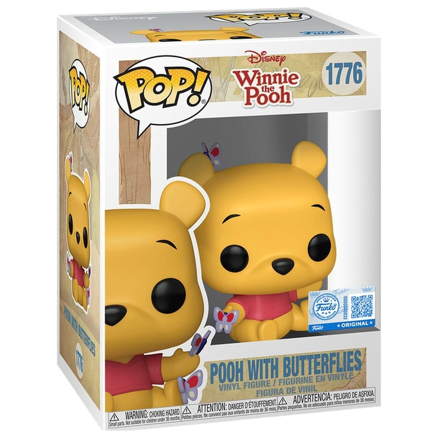 Funko POP figura Disney Winnie the Pooh - Pooh with Butterflies Exclusive fotografija proizvoda
