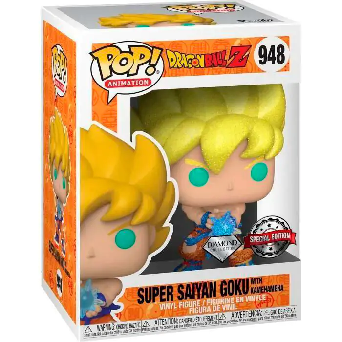 Dragon Ball Super Funko POP! Animation Vinil Figura SSGokuW/KamehmhWve(DGLT) 9 cm fotografija proizvoda