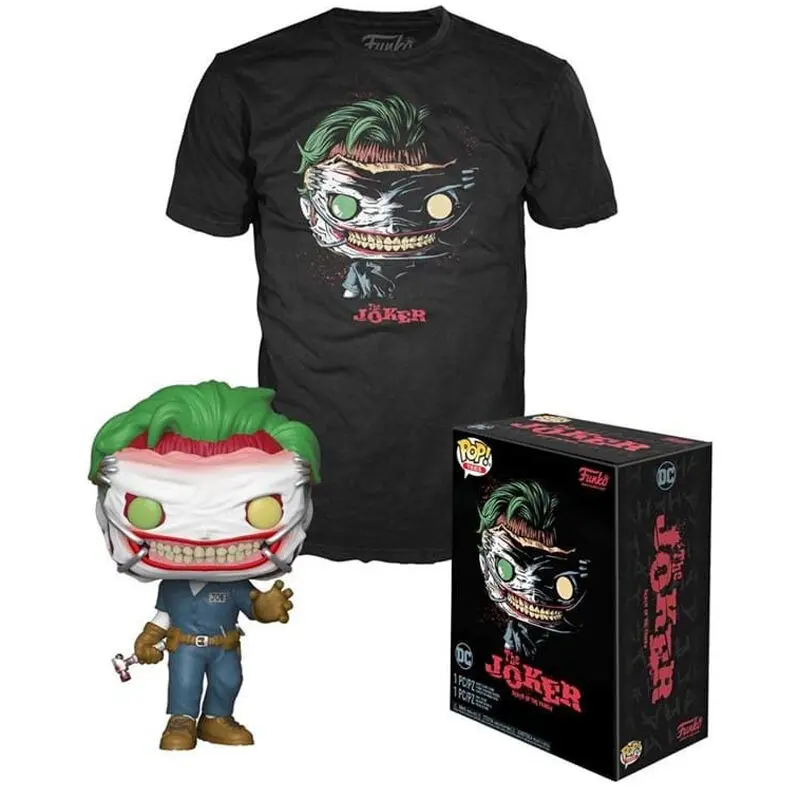 Funko POP! figura i majica u kutiji DC Comics The Joker Exkluzív fotografija proizvoda