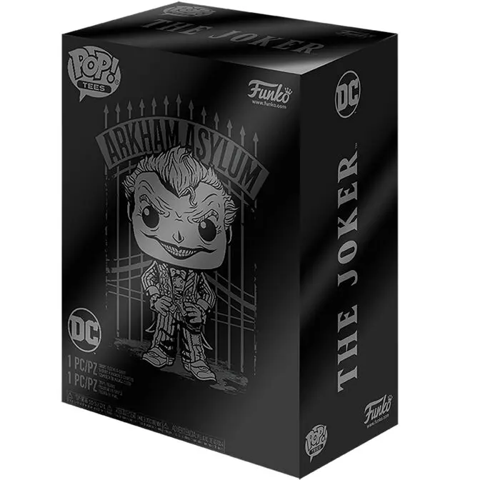 Funko POP figura i majica u kutiji DC Comics The Joker Exkluzív fotografija proizvoda