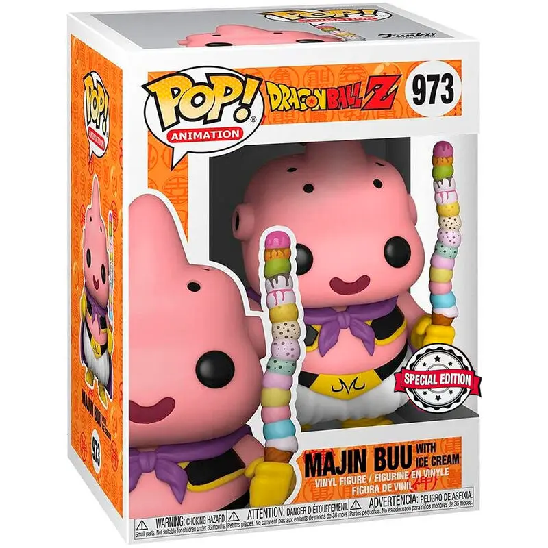 Funko POP! figura i majica u kutiji Dragon Ball Z Majin Buu Ekskluzivno fotografija proizvoda