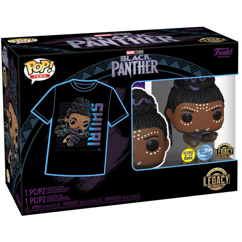 Funko POP! figura i majica Marvel Black Panther Shury ekskluzivno fotografija proizvoda