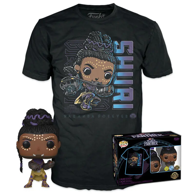 Funko POP! figura i majica Marvel Black Panther Shury ekskluzivno fotografija proizvoda