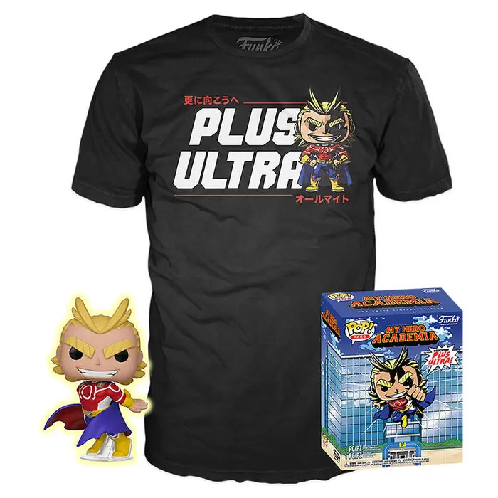 Funko POP figura i majica u kutiji My Hero Academia All Might Exkluzív fotografija proizvoda