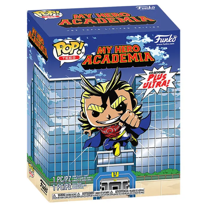 Funko POP figura i majica u kutiji My Hero Academia All Might Exkluzív fotografija proizvoda