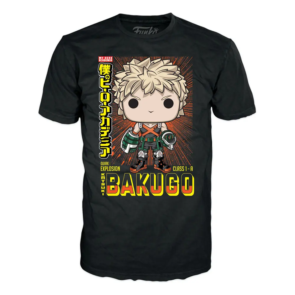 Funko POP! figura i majica My Hero Academia Katsuki Bakugo (MT) fotografija proizvoda