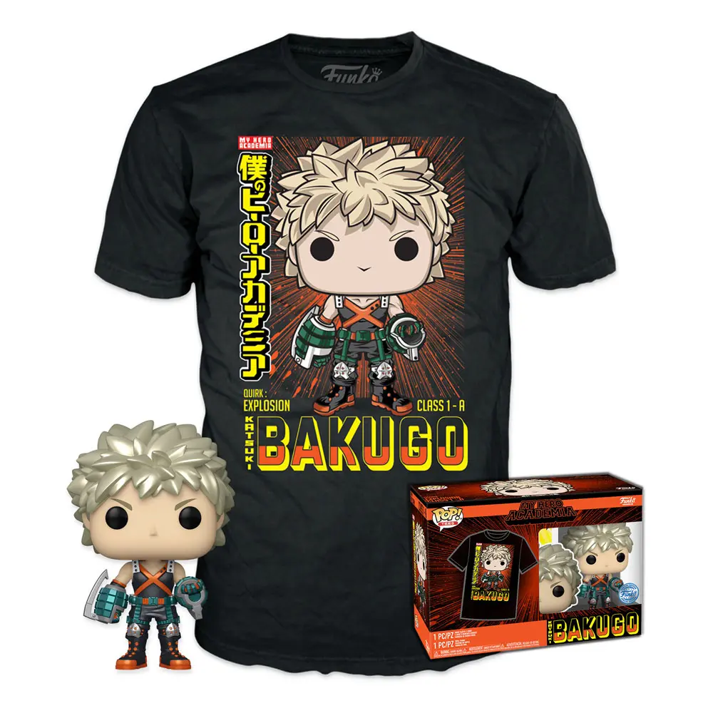 Funko POP! figura i majica My Hero Academia Katsuki Bakugo (MT) fotografija proizvoda