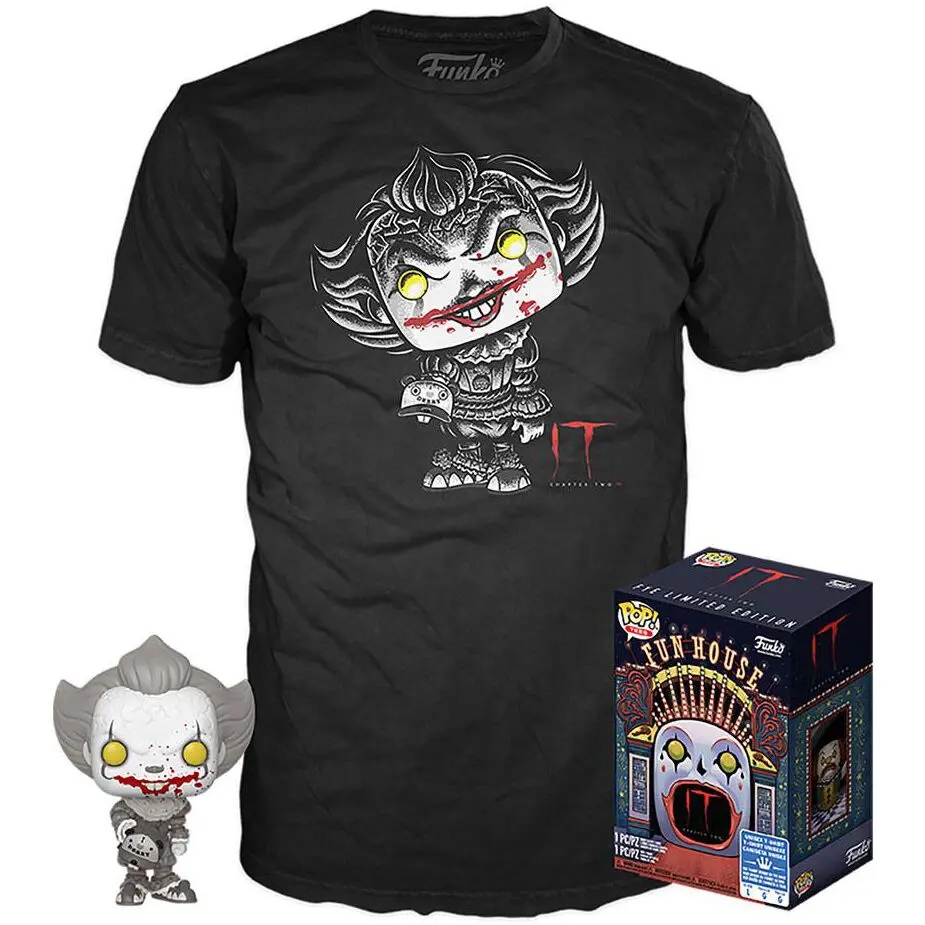 Funko POP! figura i majica u kutiji Stephen Kings It x Pennywise fotografija proizvoda