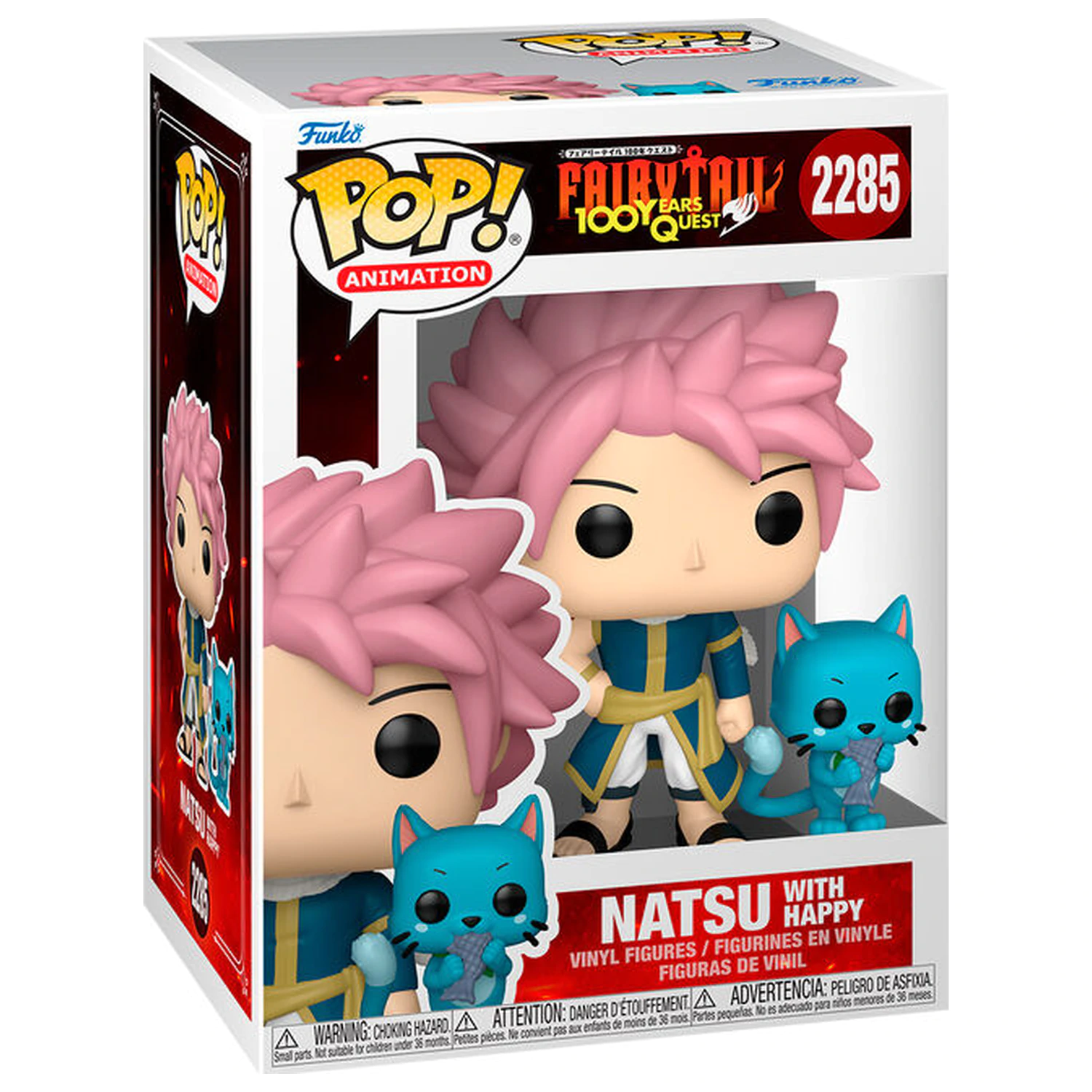 Funko POP figure Fairy Tail 100 Years Quest Natsu with Happy fotografija proizvoda