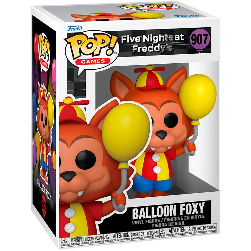 Five Nights at Freddy's Security Breach POP! Games Vinilna Figura Balloon Foxy 9 cm fotografija proizvoda