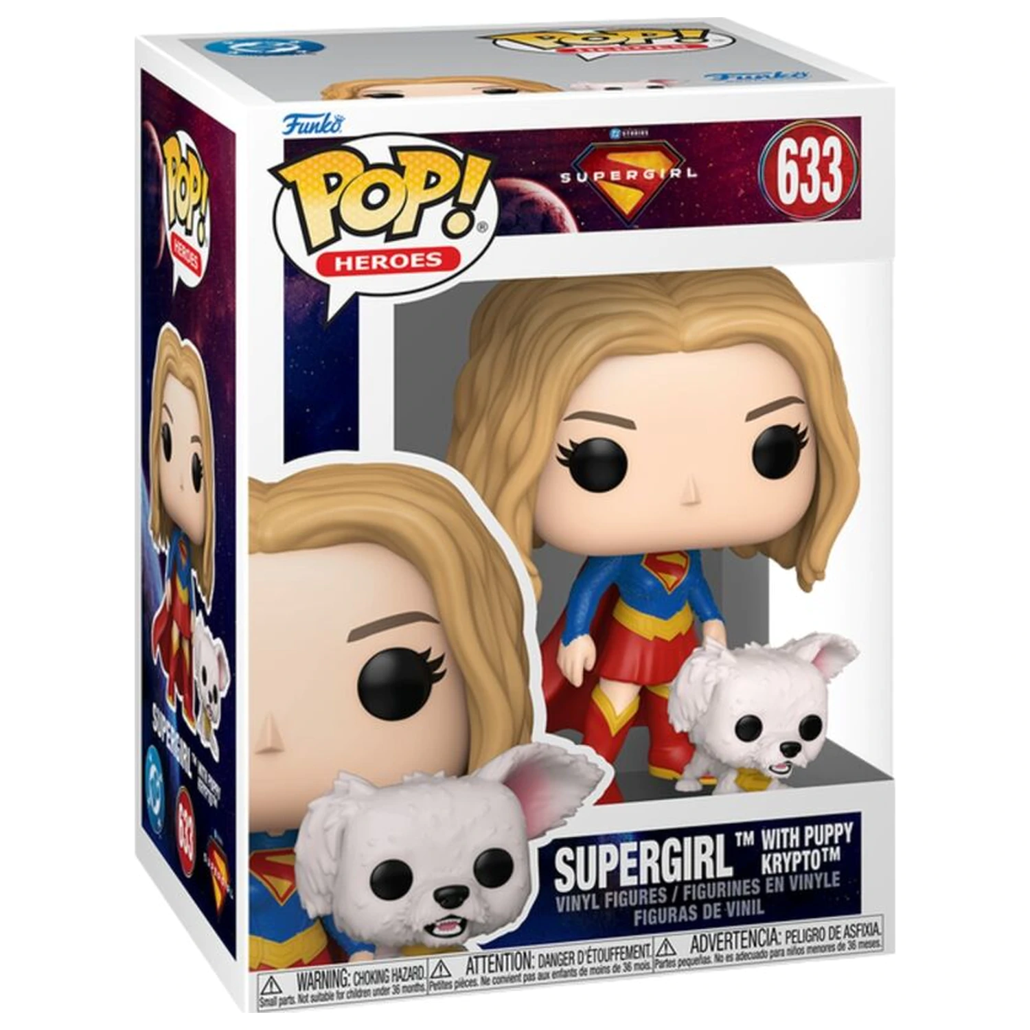 Funko POP figura DC Comics Supergirl Buddy Supergirl with Puppy Krypto fotografija proizvoda