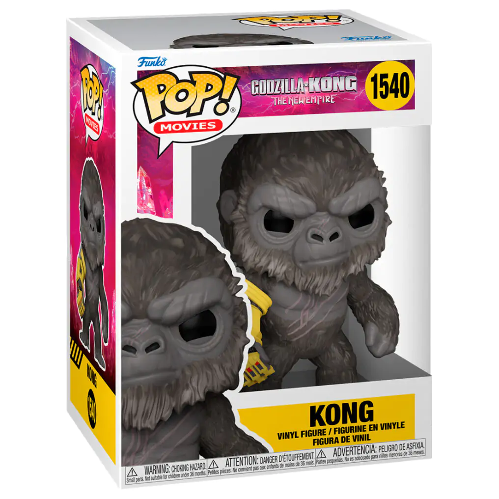 Godzilla vs. Kong 2 POP! Movies Vinilna Figura Kong 9 cm fotografija proizvoda