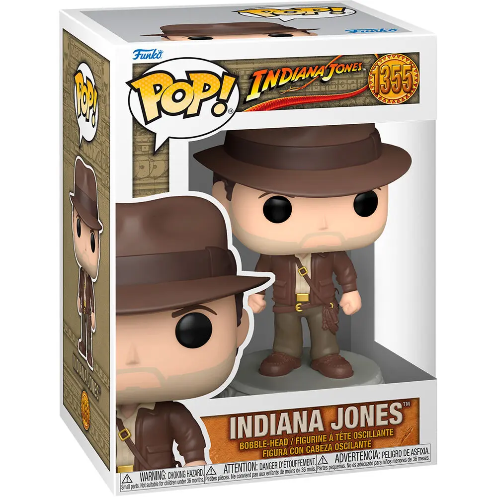 Indiana Jones POP! Movies Vinilna figura Indiana Jones s jaknom 9 cm fotografija proizvoda