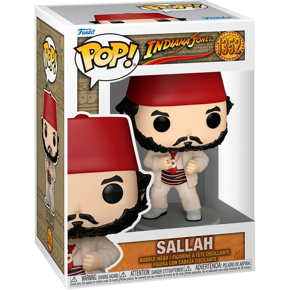 Indiana Jones POP! Movies Vinilna Figura Sallah 9 cm fotografija proizvoda