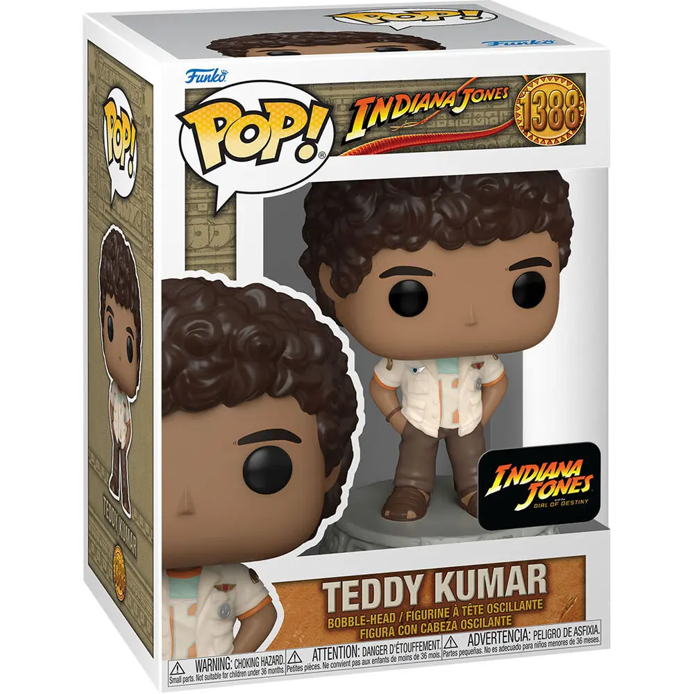 Indiana Jones 5 POP! Movies Vinilna Figura Teddy Kumar 9 cm fotografija proizvoda