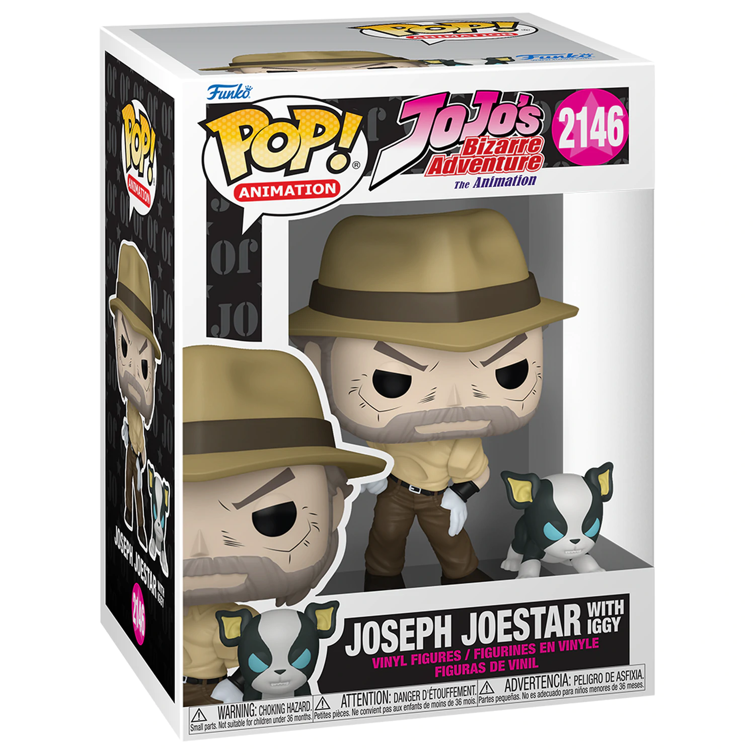 Funko POP figura Jojo's Bizarre Adventure Joseph Joestar s Iggyjem fotografija proizvoda