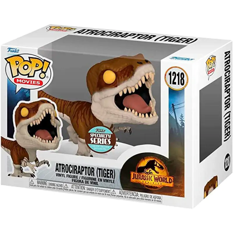 POP figurica Jurassic World 3 Atrociraptor Tiger Exclusive fotografija proizvoda