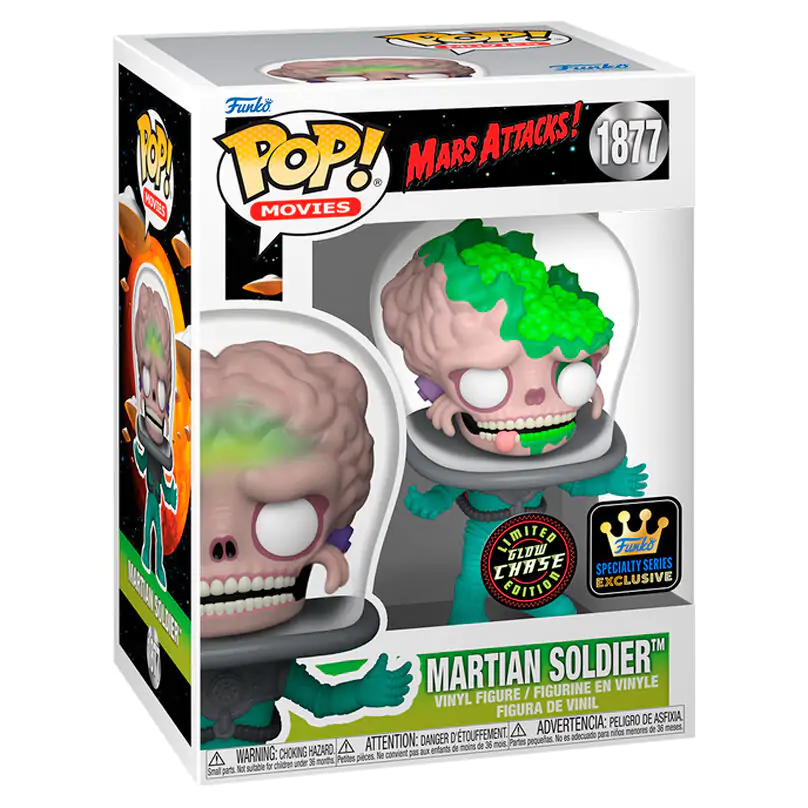 Funko POP figurica Mars Attacks Martian Soldier Exclusive Chase fotografija proizvoda
