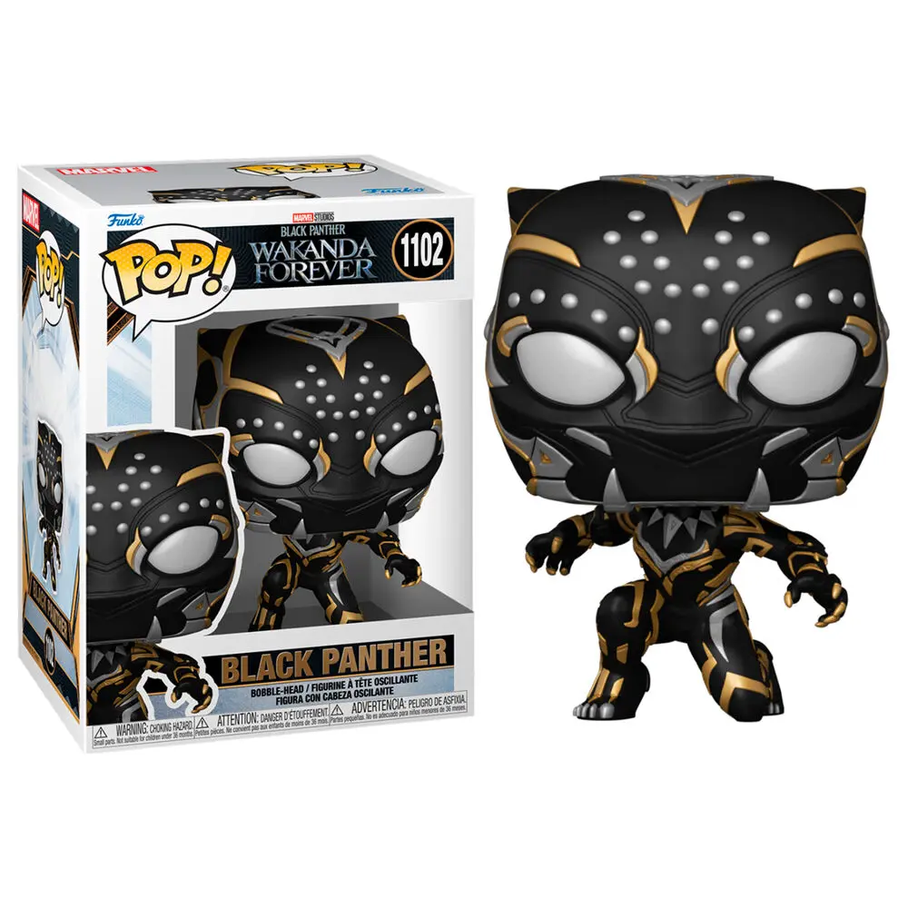 Black Panther: Wakanda Forever POP! Marvel Vinyl Figura Black Panther 9 cm fotografija proizvoda