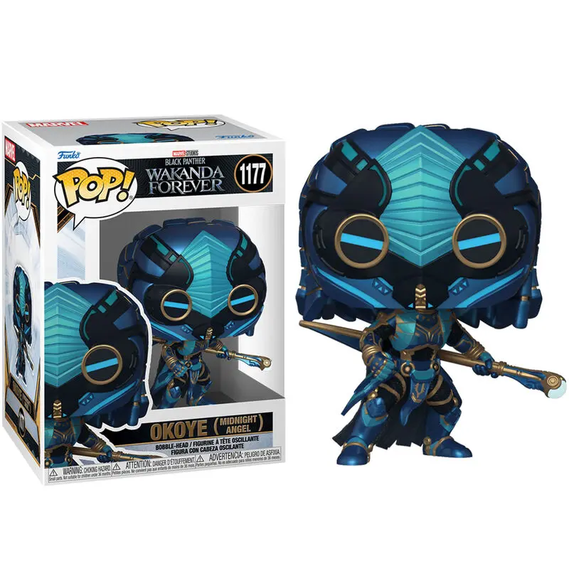 Black Panther: Wakanda Forever POP! Marvel Vinyl Figura Okoye (Midnight Angel) 9 cm fotografija proizvoda