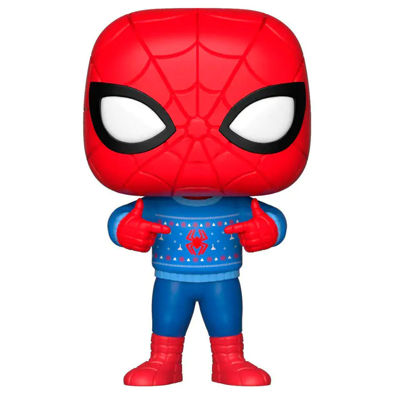 Funko POP figura Marvel Holiday Spider-Man with Ugly Sweater fotografija proizvoda