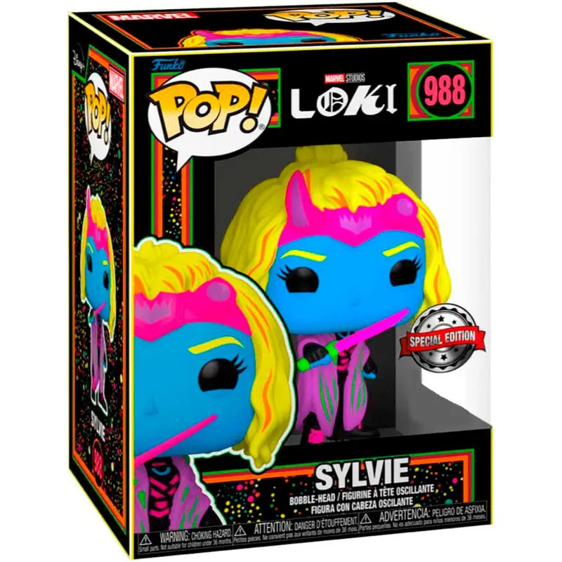 POP figurica Marvel Loki Silvye Black Light Exclusive fotografija proizvoda