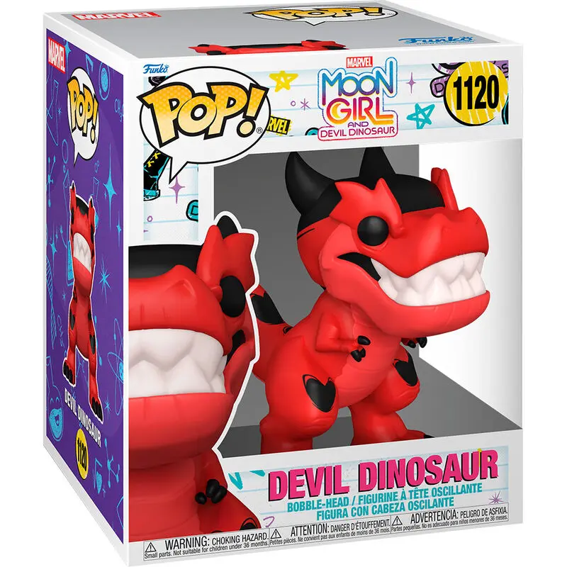 Moon Girl & Devil Dino Super Sized POP! Vinilna figura Devil Dino 15 cm fotografija proizvoda