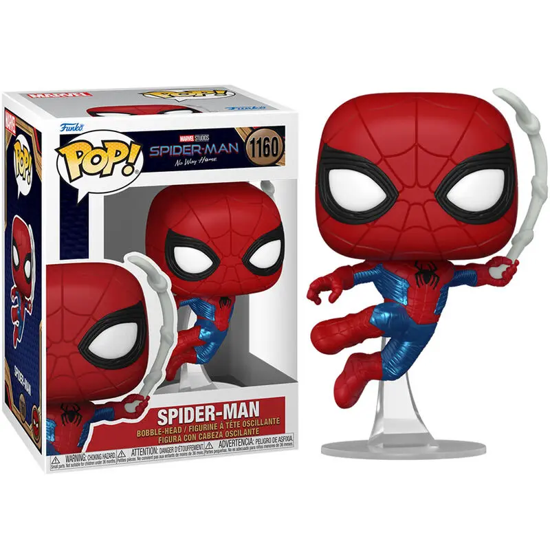 Spider-Man: No Way Home POP! Marvel Vinyl Figure Spider-Man Finale odijelo 9 cm fotografija proizvoda