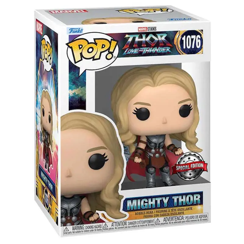 Thor: Love and Thunder POP! Marvel Vinilna Figura Mighty Thor 9 cm fotografija proizvoda