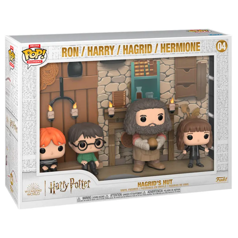 Harry Potter POP Moments Deluxe Vinyl figure 4-Pack Hagrid's Hut 9 cm fotografija proizvoda