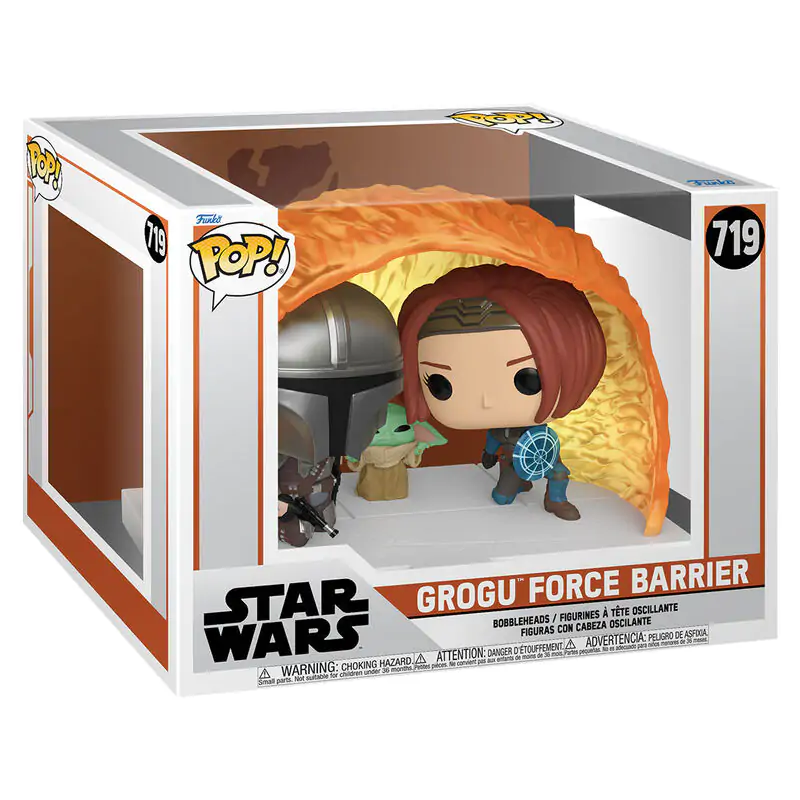 Funko POP figure Moments Star Wars The Mandalorian Grogu Force Barrier figura fotografija proizvoda