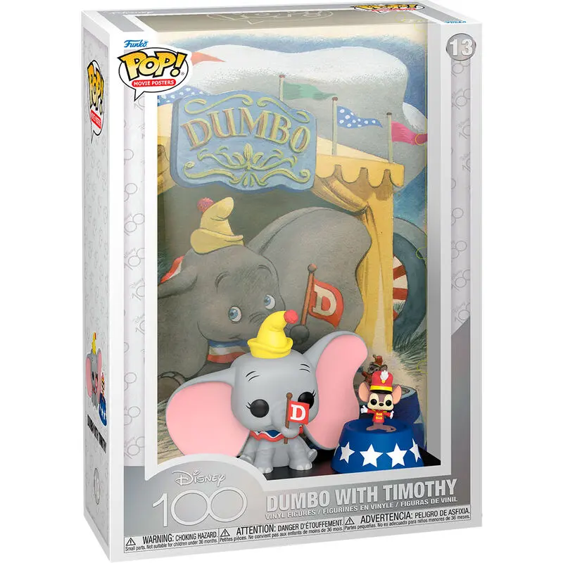 Disneyjeva 100. obljetnica POP! Movie Poster & Figure Dumbo 9 cm fotografija proizvoda