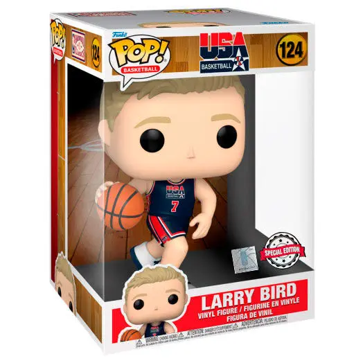 Košarkaška Super Veličine Jumbo POP! Vinyl Figura Larry Bird (Team USA) 25 cm fotografija proizvoda