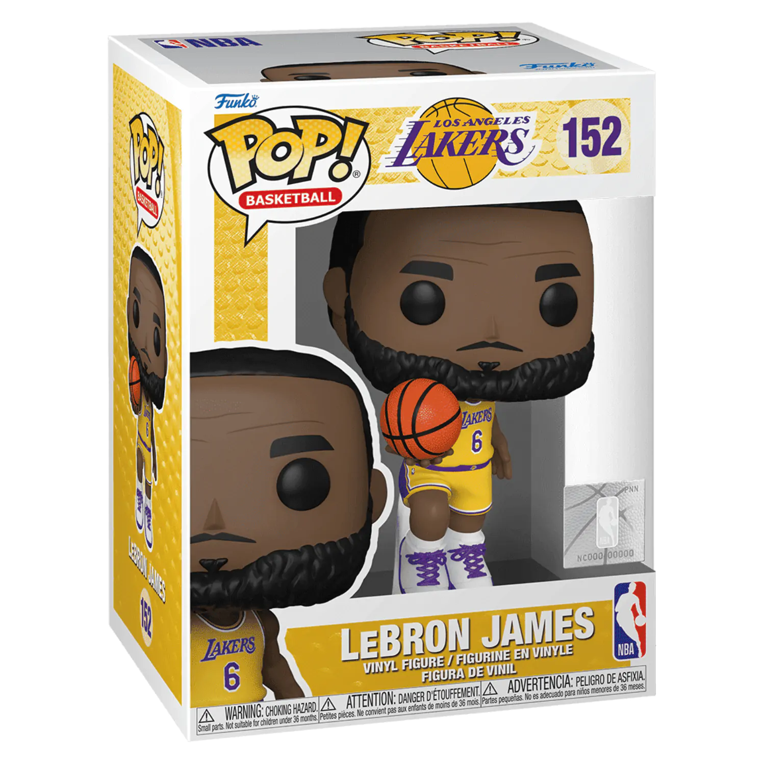 NBA POP! Sports Vinyl figura LeBron James (Lakers) 9 cm fotografija proizvoda