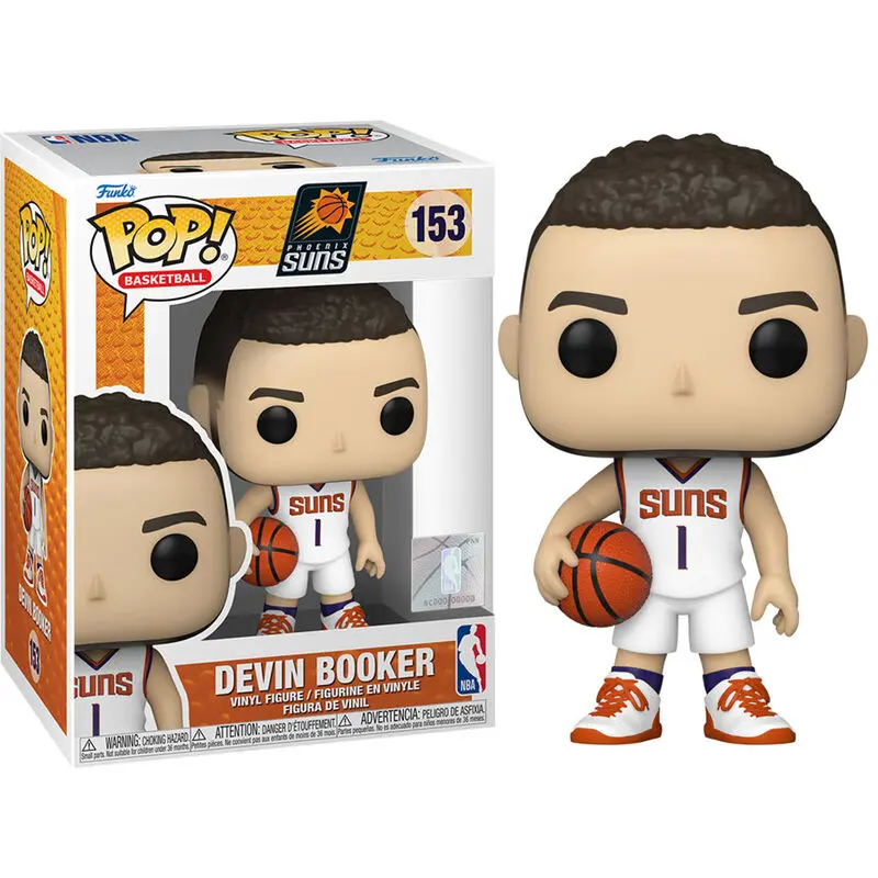 NBA POP! Sports Vinyl Figura Devin Booker (Suns) 9 cm fotografija proizvoda