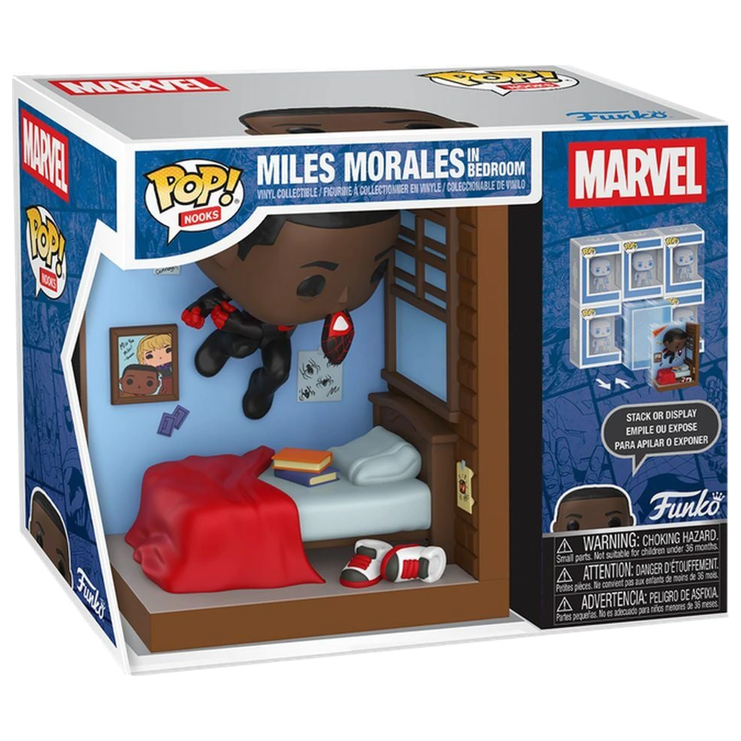 Funko POP figura Nooks Marvel Miles Morales u Spavaćoj sobi fotografija proizvoda
