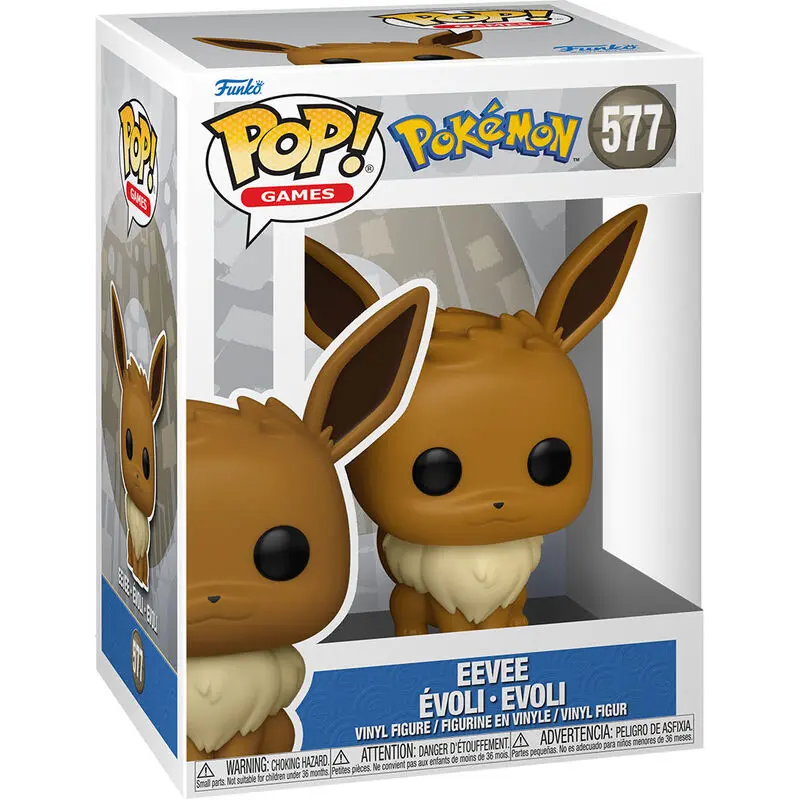 Pokemon POP! Games Vinyl Figura Eevee (EMEA) 9 cm fotografija proizvoda