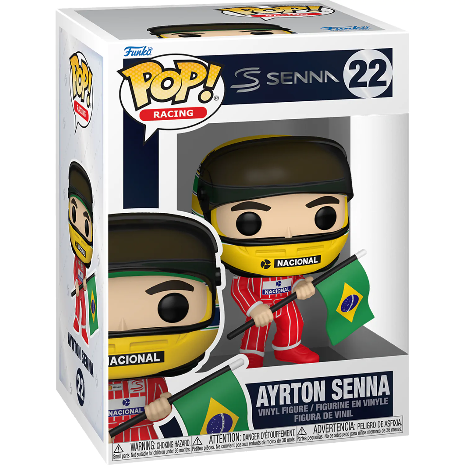 Funko POP figura Racing Senna (brazilska zastava) fotografija proizvoda