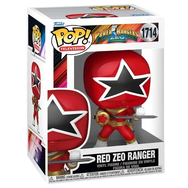Funko POP figura Rangers Turbo - Red Zeo Ranger fotografija proizvoda