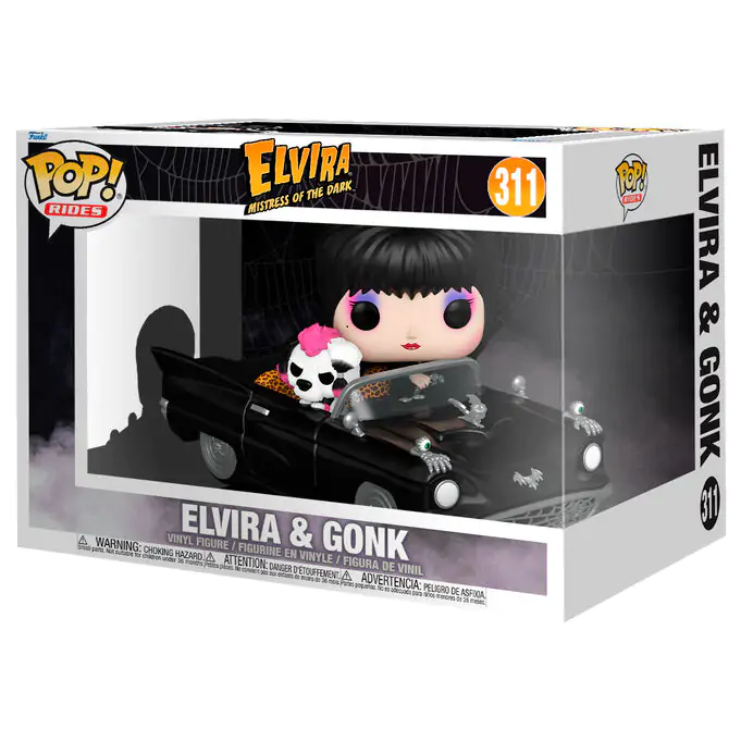 Funko POP figure Rides Deluxe Elvira Mistress of the Dark Elvira & GonkFunko POP figura Rides Deluxe Elvira Mistress of the Dark Elvira & Gonk fotografija proizvoda