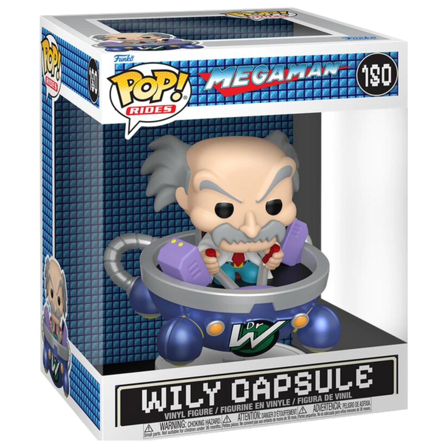 Funko POP figura Rides Deluxe Mega Man Dr. Wily in Wily Capsule fotografija proizvoda