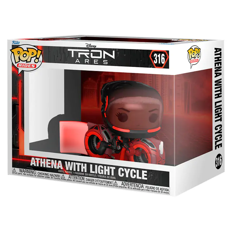 Funko POP figure Rides Disney Tron Ares Athena s Light Cycle fotografija proizvoda