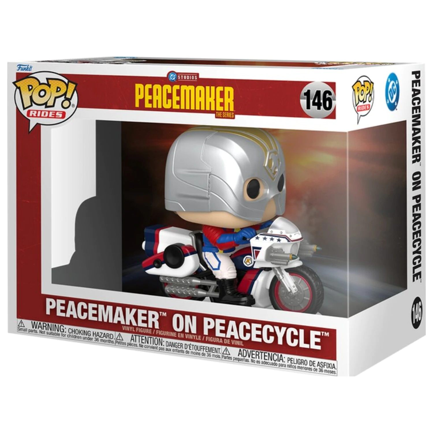 Funko POP figure Rides Peacemaker - Peacemaker na Peacecycleu fotografija proizvoda