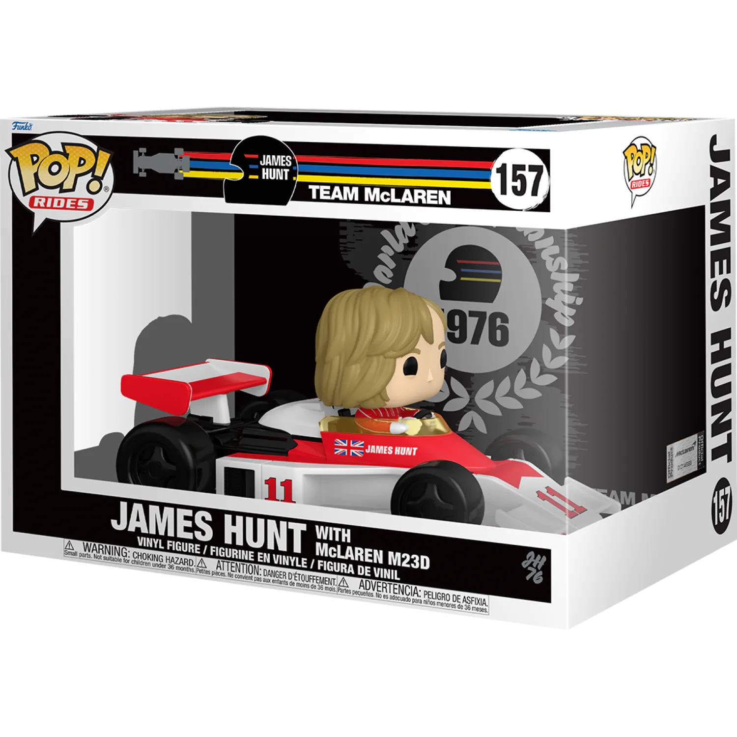 Funko POP figura Rides Super Deluxe Racing James Hunt s McLaren M23D fotografija proizvoda