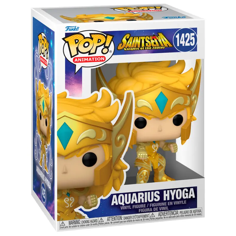 Saint Seiya POP! Animation figura Gold Aquarius Hyoga 9 cm fotografija proizvoda