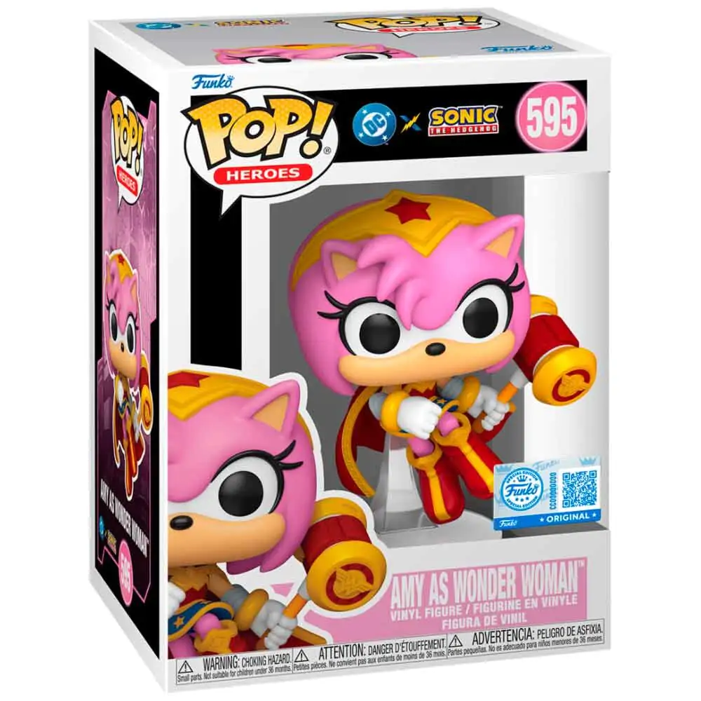 Funko POP figura Sonic The Hedgehog DC Comics Amy kao Wonder Woman Exclusive fotografija proizvoda