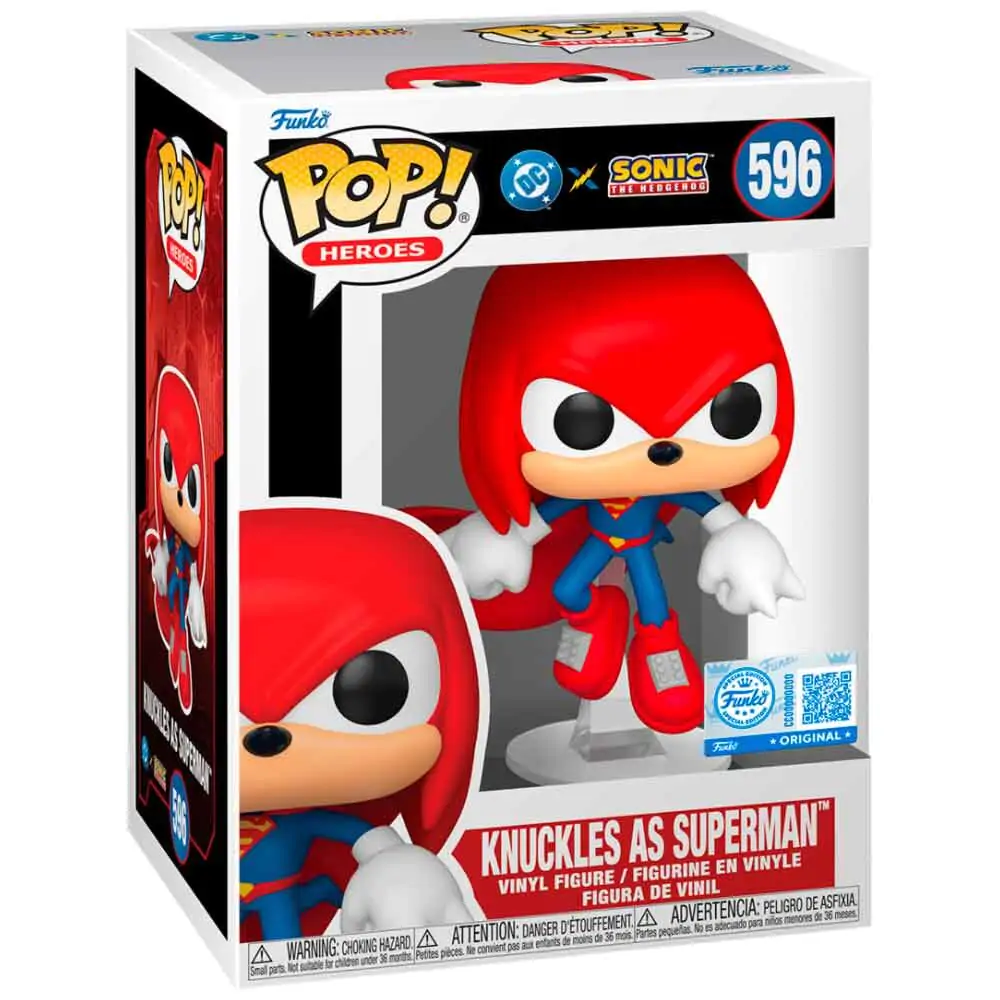 Funko POP figura Sonic The Hedgehog DC Comics Knuckles Kao Superman ekskluzivna fotografija proizvoda