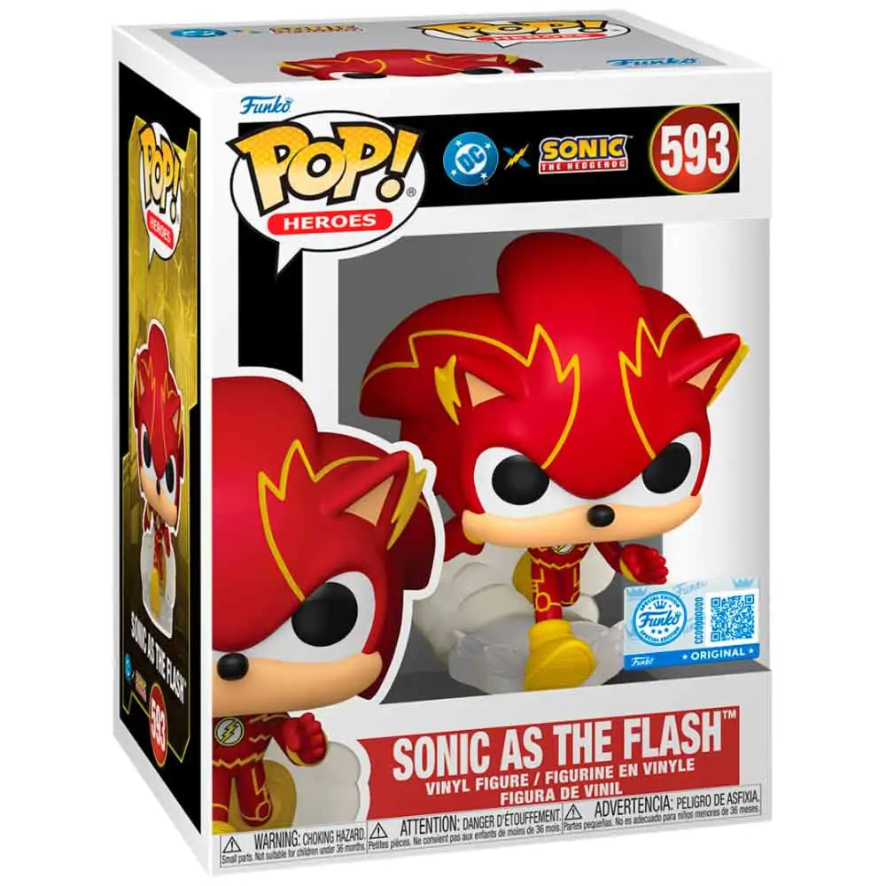 Funko POP figura Sonic The Hedgehog DC Comics Sonic As The Flash Exclusive fotografija proizvoda